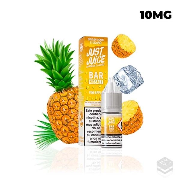 NIC SALTS PINEAPPLE ICE JUST JUICE BAR 10ML