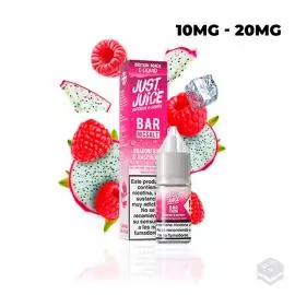 NIC SALTS DRAGON FRUIT RASPBERRY JUST JUICE BAR 10ML