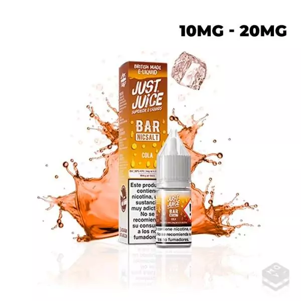 SALES DE NICOTINA COLA ICE JUST JUICE BAR 10ML