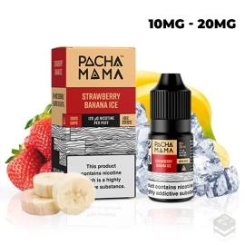 SALES DE NICOTINA STRAWBERRY BANANA ICE PACHAMAMA BAR 10ML