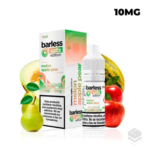 MELON APPLE PEAR 10ML BARLESS SALTS EDITION VAPE