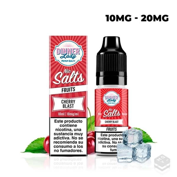 NICOTINE SALTS DINNER LADY CHERRY BLAST 10ML