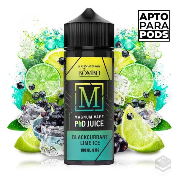 MAGNUM POD JUICE BLACKCURRANT LIME ICE 100ML VAPE