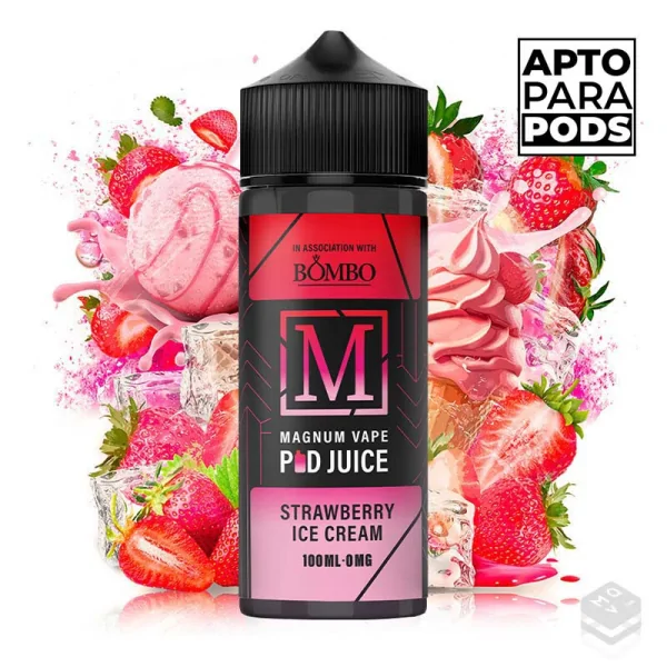 TIENDA MAGNUM POD JUICE STRAWBERRY ICE CREAM 100ML