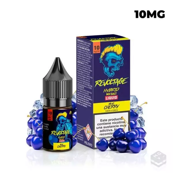 NICOTINE SALTS BLUE CHERRY REVOLTAGE HYBRID 10ML