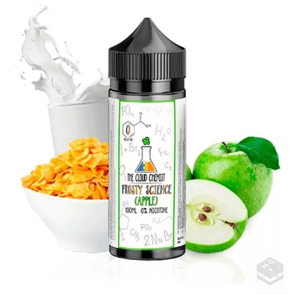 THE CLOUD CHEMIST SCIENCE APPLE COIL SPILL 100ML VAPE ELIQUID