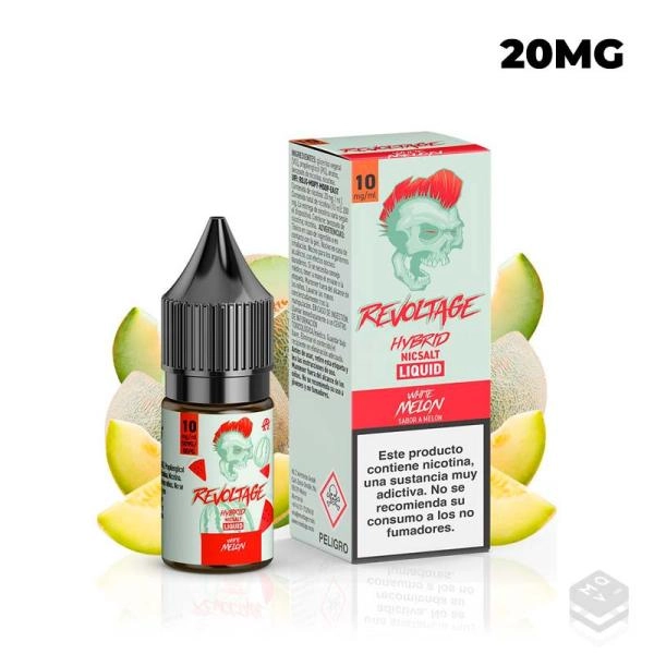 NICOTINE SALTS WHITE MELON REVOLTAGE HYBRID 10ML