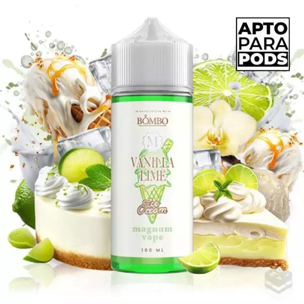 MAGNUM VAPE VANILLA LIME ICE CREAM 100ML 0MG ELIQUID