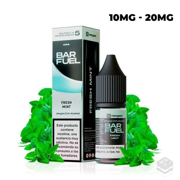 NIC SALT FRESH MINT BAR FUEL BY HANGSEN 10ML