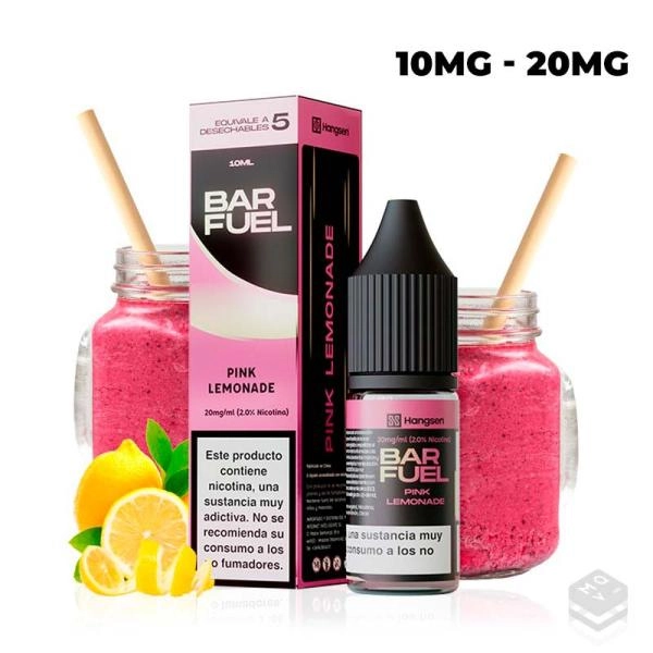 NIC SALT PINK LEMONADE BAR FUEL BY HANGSEN 10ML