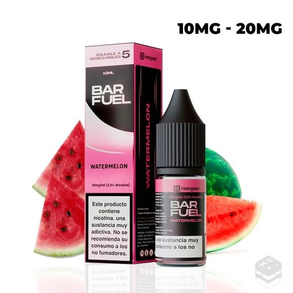 NIC SALT WATERMELON BAR FUEL BY HANGSEN 10ML