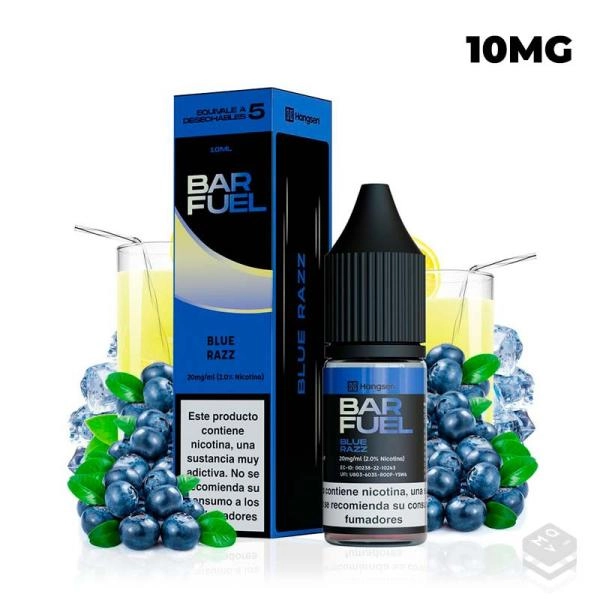 NIC SALT BLUE RAZZ BAR FUEL BY HANGSEN 10ML