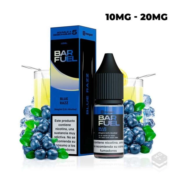 NIC SALT BLUE RAZZ BAR FUEL BY HANGSEN 10ML