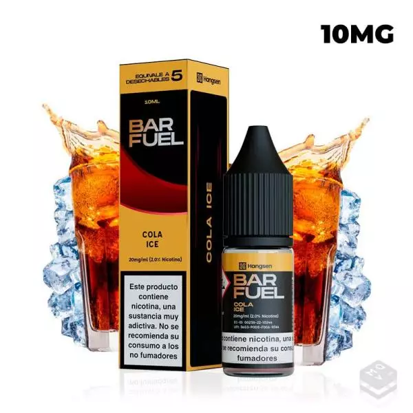 SALES DE NICOTINA COLA ICE BAR FUEL BY HANGSEN 10ML