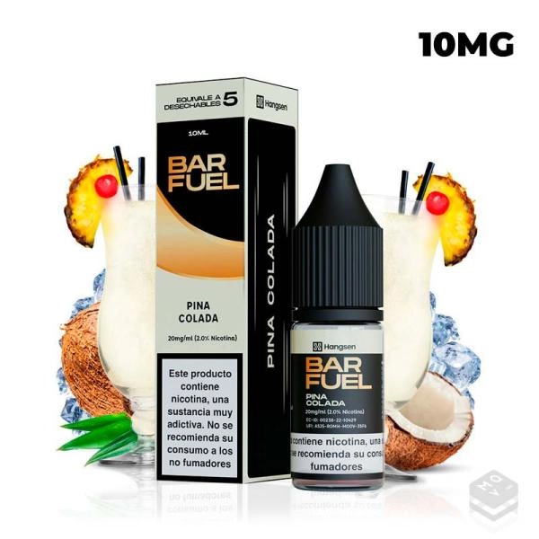 SALES DE NICOTINA PIÑA COLADA BAR FUEL BY HANGSEN 10ML