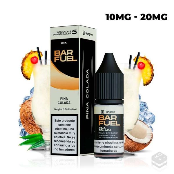 SALES DE NICOTINA PIÑA COLADA BAR FUEL BY HANGSEN 10ML