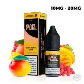 NIC SALT WHITE PEACH RAZZ BAR FUEL BY HANGSEN 10ML