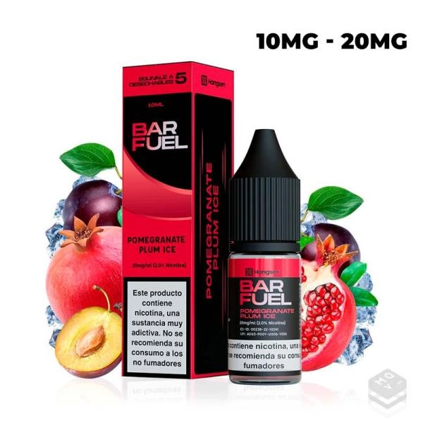 NIC SALT POMEGRANATE PLUM ICE BAR FUEL BY HANGSEN 10ML