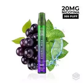 DISPOSABLE POD MAX BLACKCURRANT MINT 20MG AROMA KING