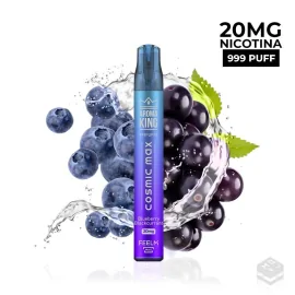 DISPOSABLE POD MAX BLUEBERRY BLACKCURRANT 20MG AROMA KING 2ML