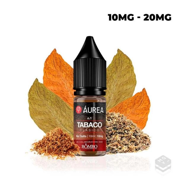 SALES DE NICOTINA Nº1 TABACO CLÁSICO AUREA DE BOMBO 10ML