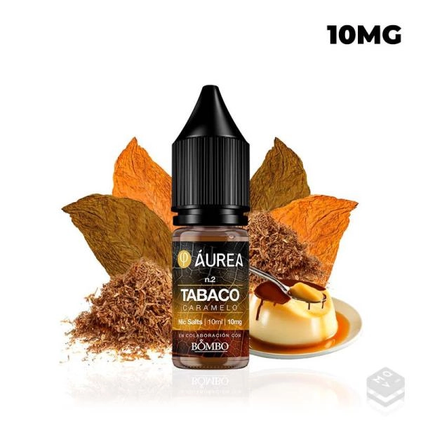 NICOTINE SALTS Nº2 TABACO CARAMELO AUREA 10ML