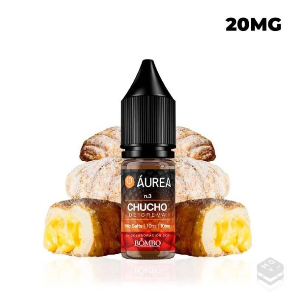 NICOTINE SALTS Nº3 CHUCHO DE CREMA AUREA 10ML