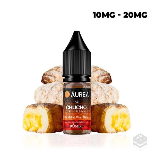 NICOTINE SALTS Nº3 CHUCHO DE CREMA AUREA 10ML