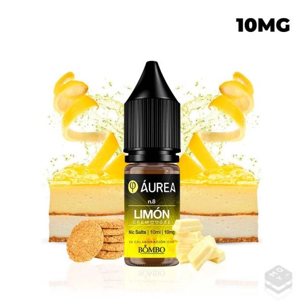 NICOTINE SALTS Nº8 CREAMOUSSE DE LIMÓN AUREA 10ML