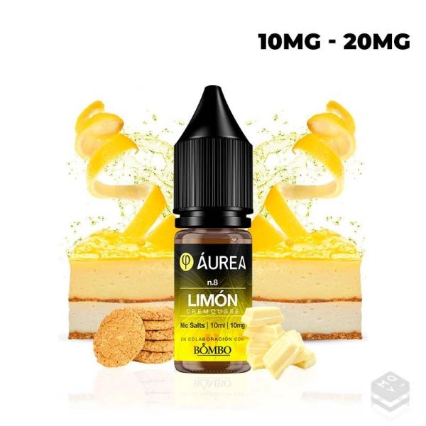 NICOTINE SALTS Nº8 CREAMOUSSE DE LIMÓN AUREA 10ML