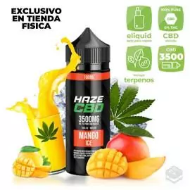 ELIQUID CBD HAZE MANGO ICE 100ML 3500MG VAPE