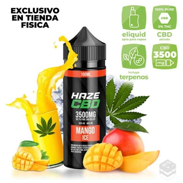 ELIQUID HAZE MANGO ICE 100ML 3500MG VAPE