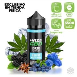 ELIQUID CBD HAZE MIXED BERRY ICE 100ML 3500MG VAPE