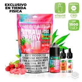 STRAWBERRY GUM OIL4VAP NICOTINE SALT CBD PACK 30ML