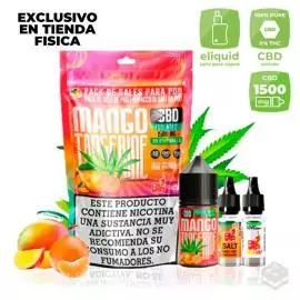 SALES DE NICOTINA CBD MANGO MANDARINA OIL4VAP PACK 30ML