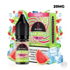 WATERMELON MAX ICE BAR JUICE BY BOMBO 10ML NICOTINE SALTS