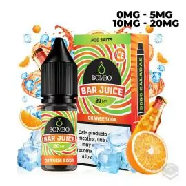 ORANGE SODA ICE BAR JUICE BY BOMBO 10ML NICOTINE SALTS