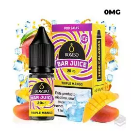 TRIPLE MANGO ICE BAR JUICE BY BOMBO 10ML NICOTINE SALTS