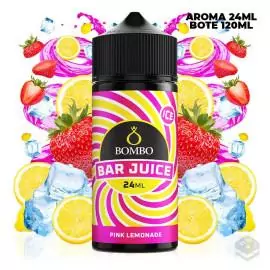 AROMA PINK LEMONADE ICE BAR JUICE BY BOMBO 24 ML LONGFILL