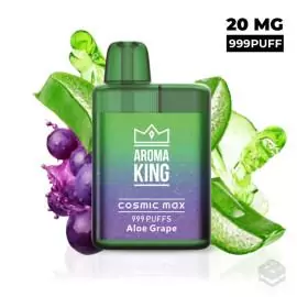 VAPER DESECHABLE AROMA KING COSMIC MAX BOX ALOE GRAPE 20MG