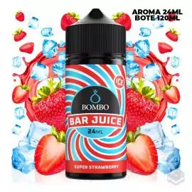 AROMA SUPER STRAWBERRY ICE BAR JUICE BY BOMBO 24 ML LONGFILL