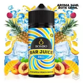 AROMA PINEAPPLE PEACH MANGO ICE BAR JUICE BY BOMBO 24 ML LONGFILL