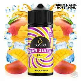 AROMA TRIPLE MANGO ICE BAR JUICE BY BOMBO 24 ML LONGFILL