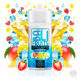 MANGO BANANA STRAWBERRY SUPER ICE BY KINGS CREST BALI FRUITS TPD 100ML VAPE