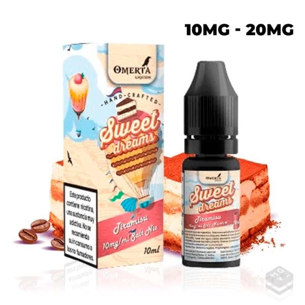 NICOTINE SALT SWEET DREAMS TIRAMISU OMERTA 10ML