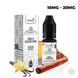 NICOTINE SALT BISHA SALTS VANILLA CUSTARD CIGAR OMERTA 10ML