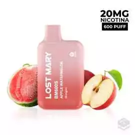 DISPOSABLE VAPE LOST MARY BM600S APPLE WATERMELON 20MG