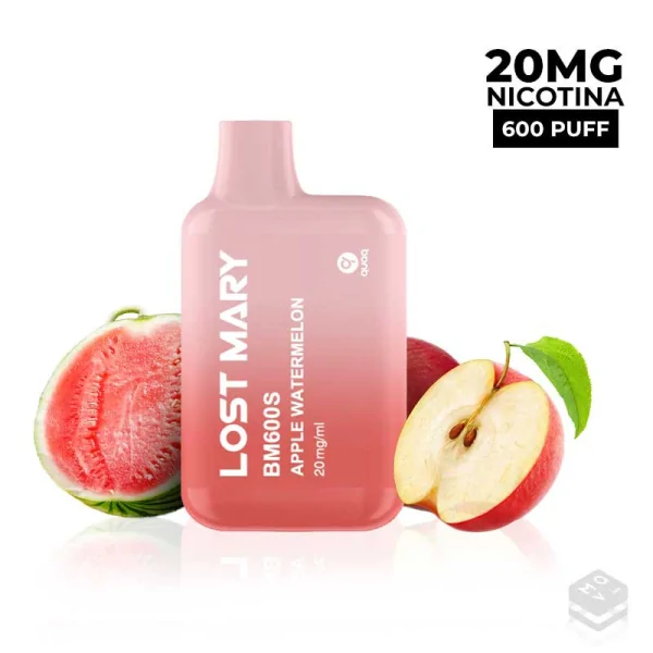 DISPOSABLE VAPE LOST MARY BM600S APPLE WATERMELON 20MG