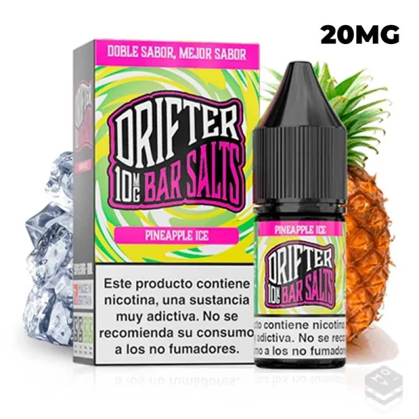 DRIFTER BAR SALTS PINEAPPLE ICE JUICE SAUZ 10ML
