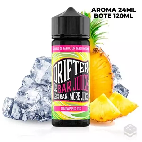 FLAVOUR DRIFTER BAR PINEAPPLE ICE JUICE SAUZ 24ML LONGFILL